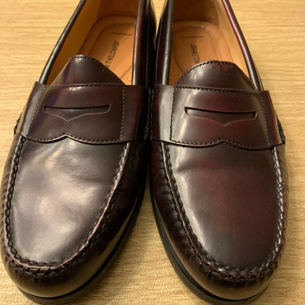 Johnston Murphy Men's Hayes Penny 15-1093 Burgundy